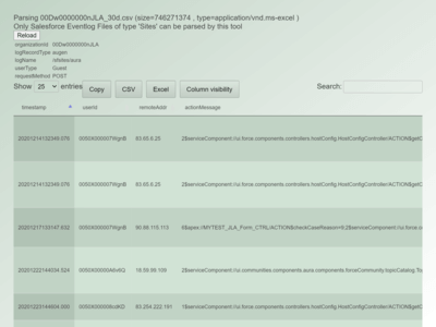 Eventlog File viewer