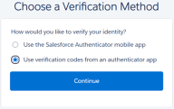 Choice of verification method
